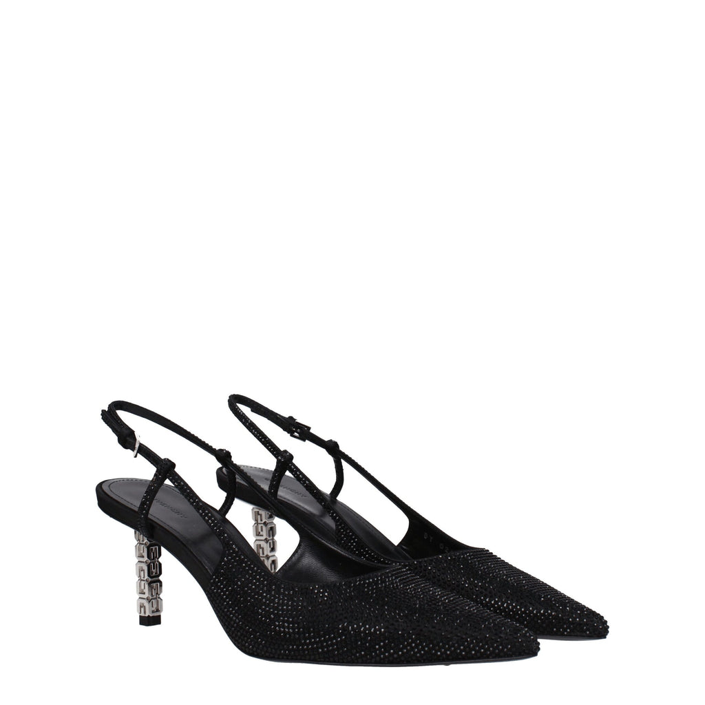 Givenchy Black Fabric Pumps