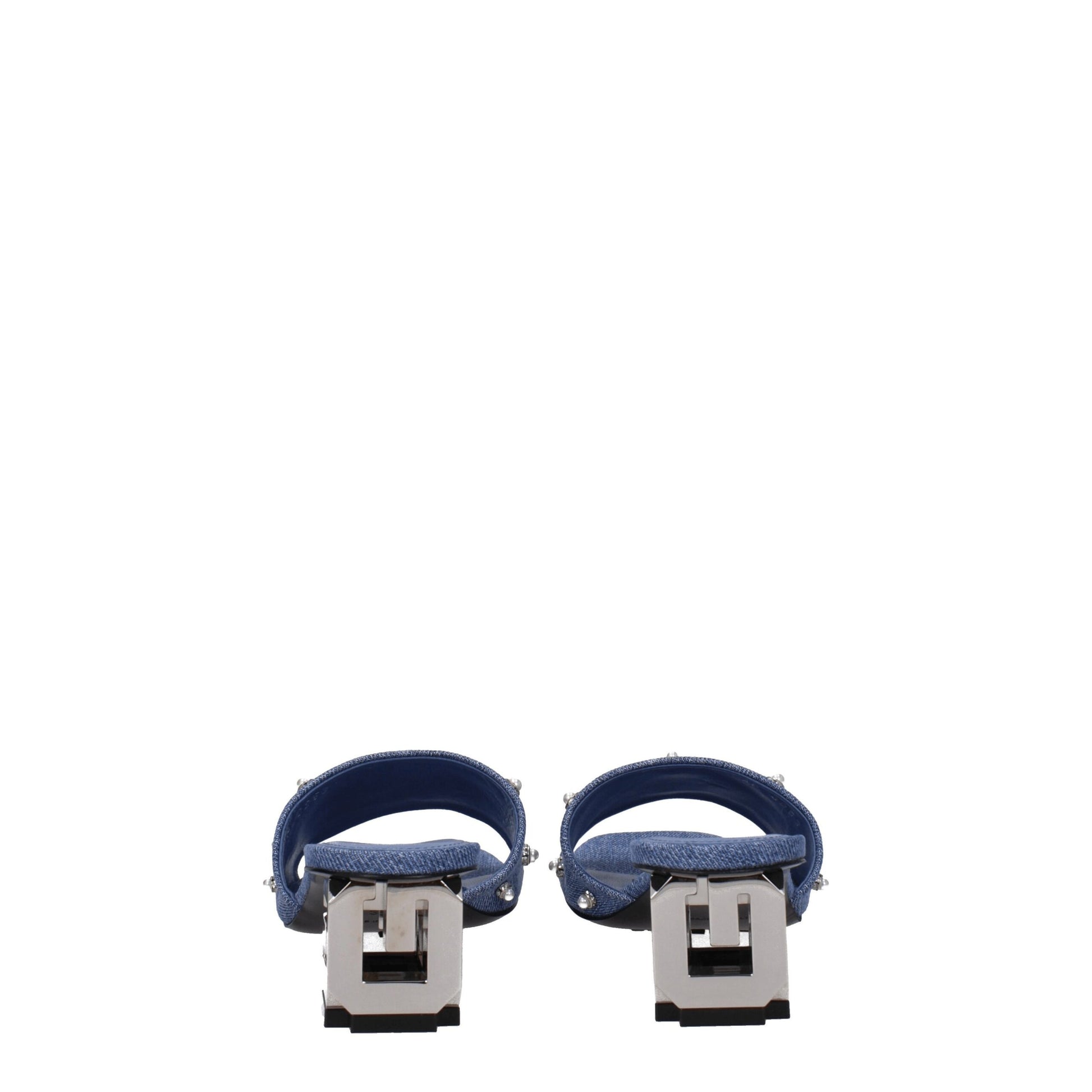 Givenchy Blue Fabric Sandals