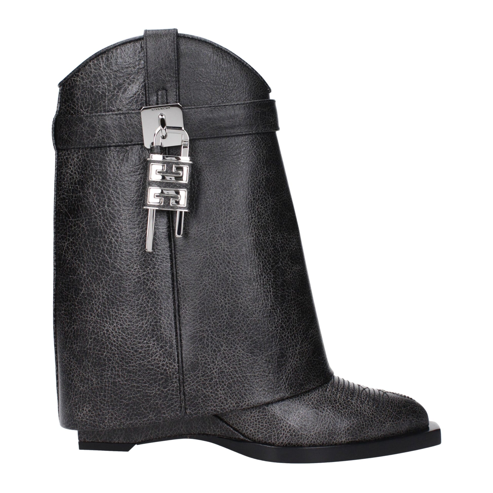 Givenchy Black Leather Ankle Boots