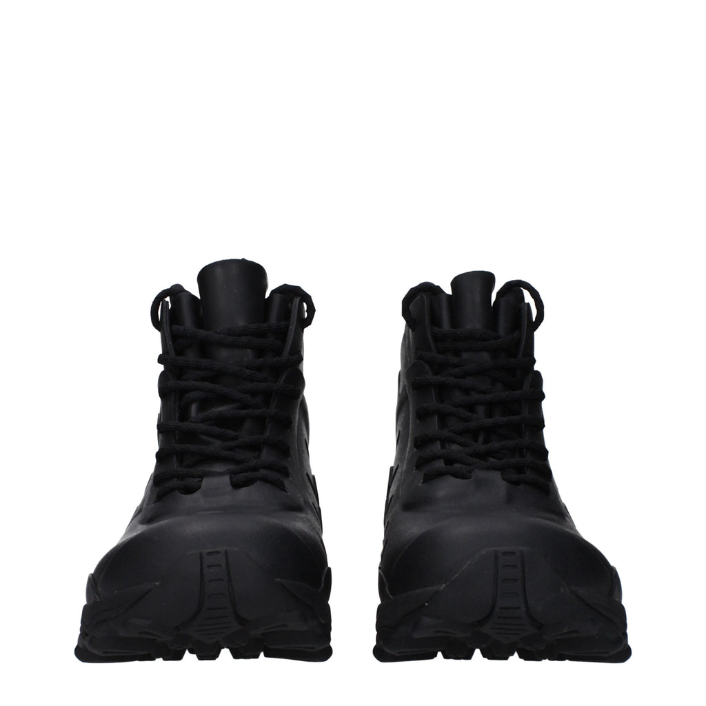 Givenchy Black Cotton Ankle Boots