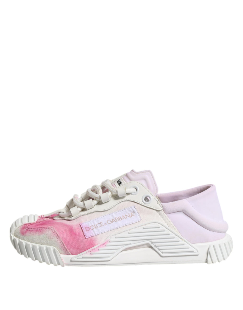 Dolce & Gabbana White NS1 Lace Up Low Top Sneakers Shoes