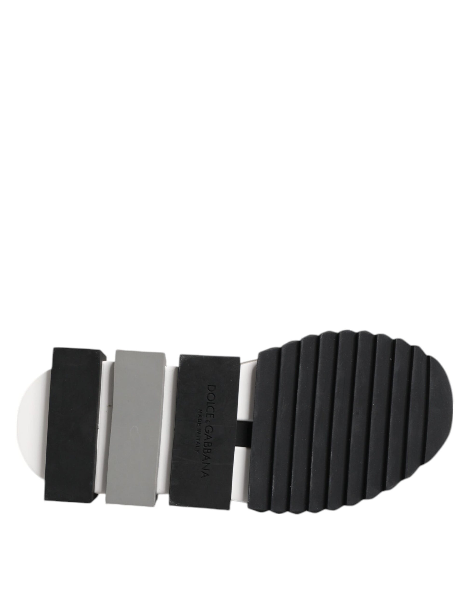 Dolce & Gabbana White Black Sorrento Socks Sneakers Shoes