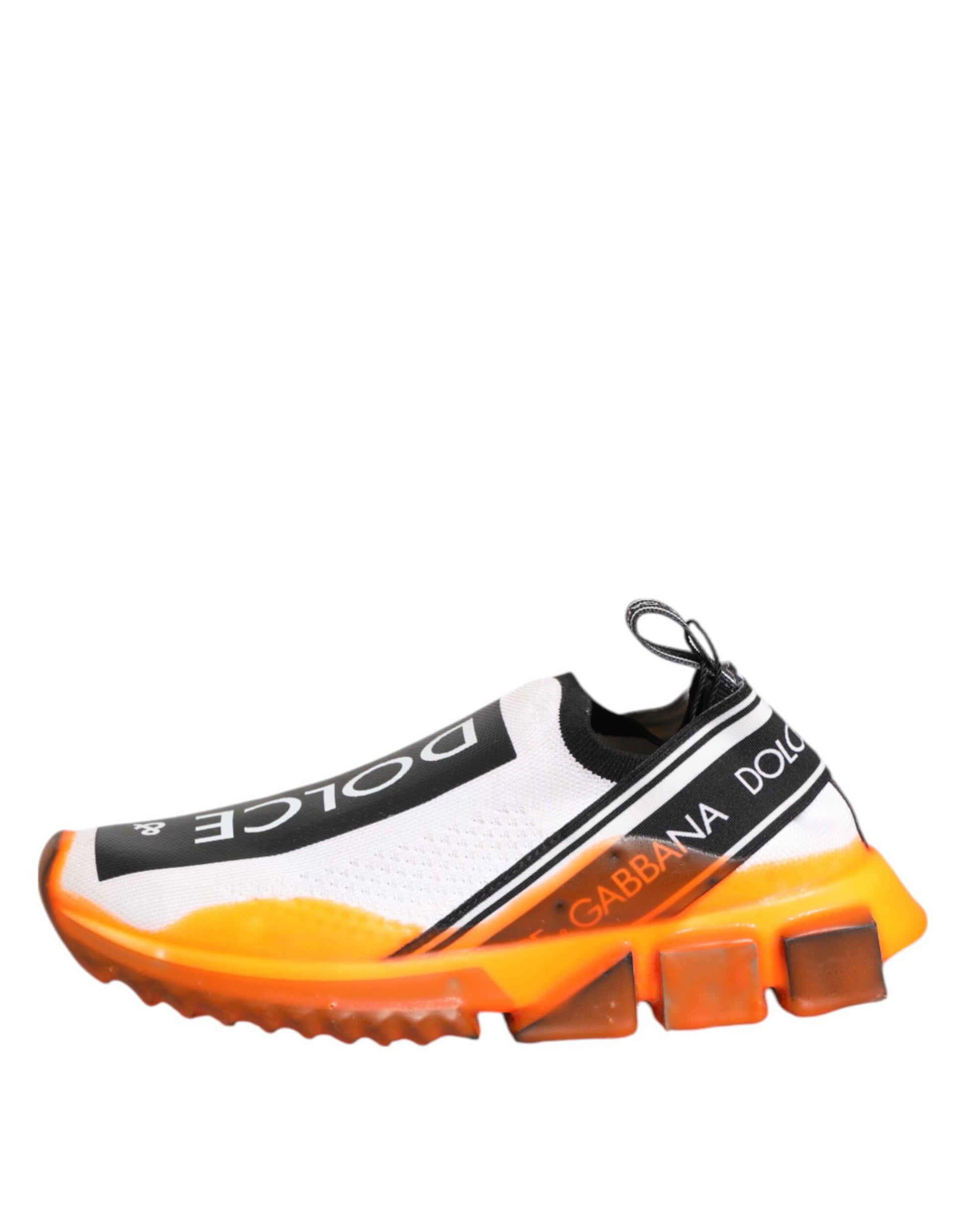 Dolce & Gabbana White Sorrento Slip On Low Top Sneakers Shoes