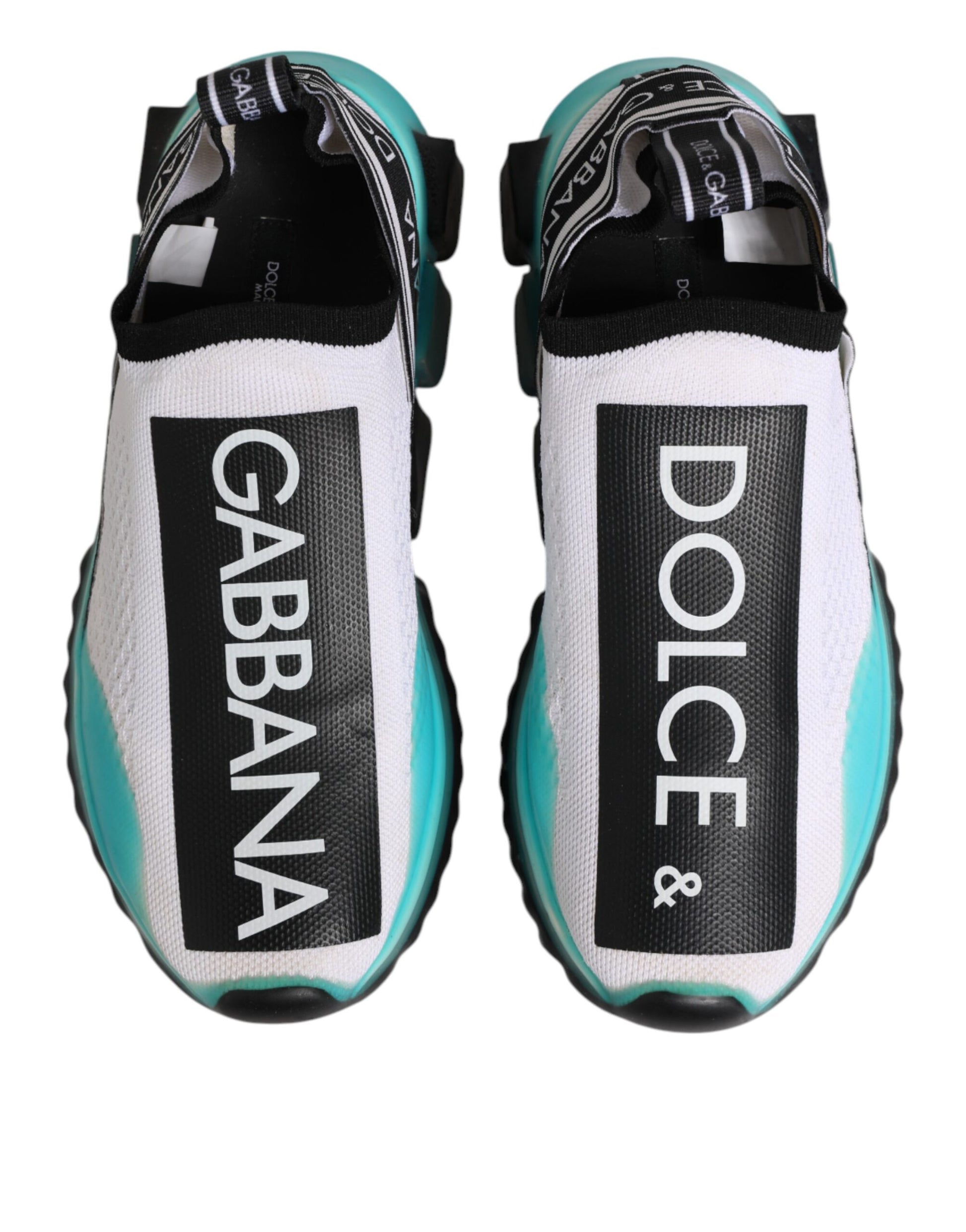 Dolce & Gabbana White Sorrento Slip On Low Top Sneakers Shoes