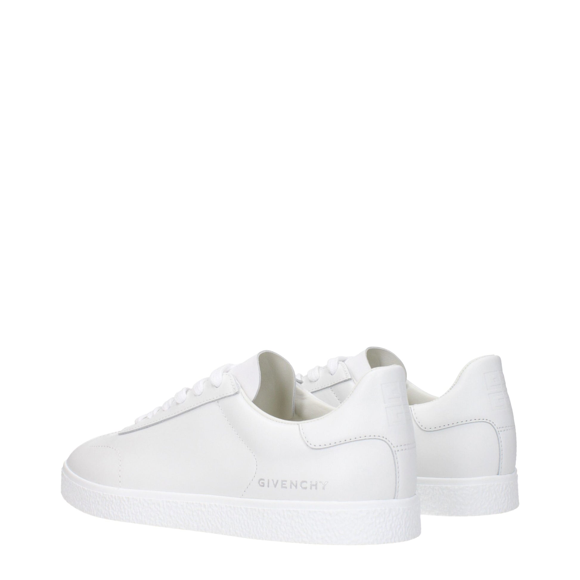 Givenchy White Leather Low Tops
