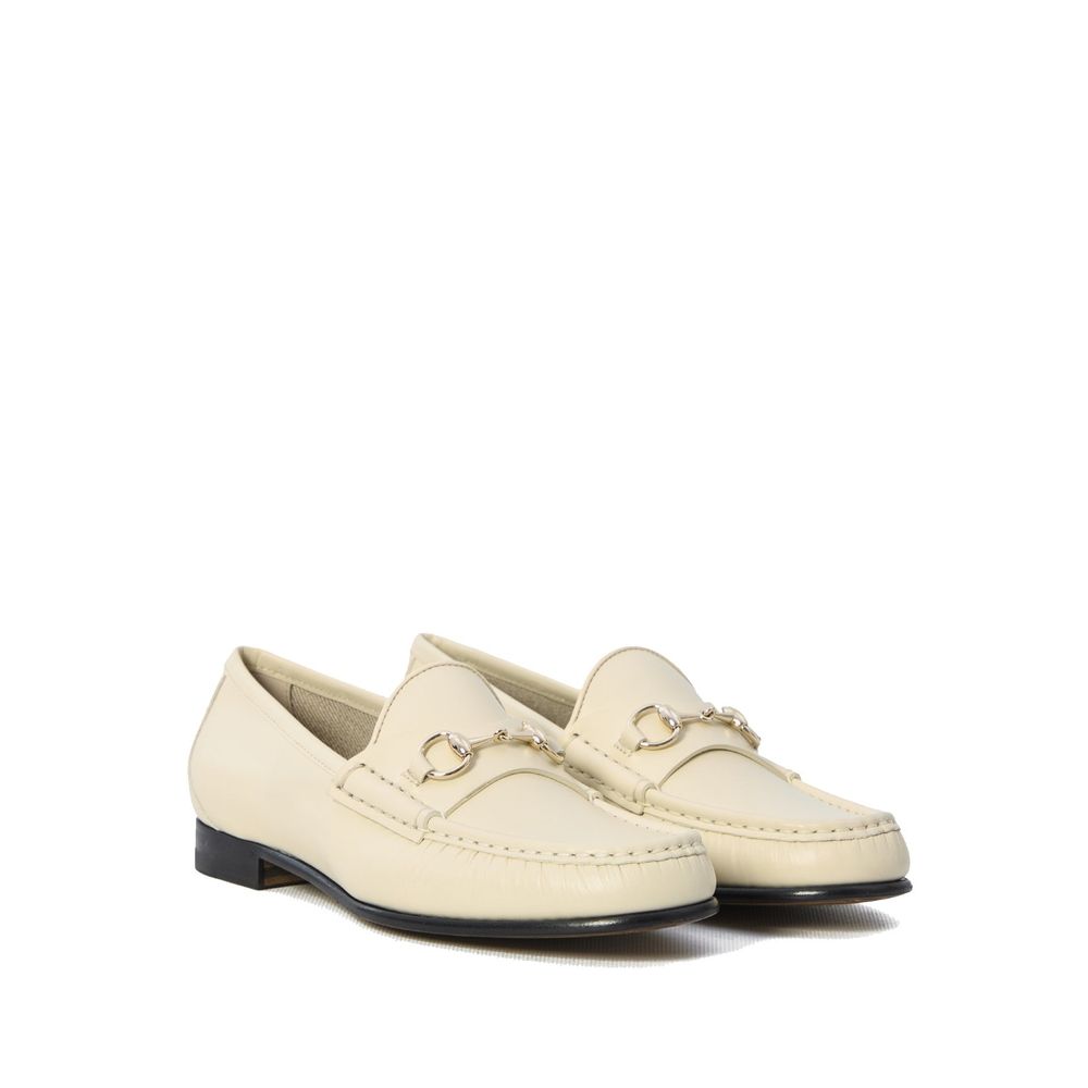 Gucci Bicolor Leather Slip-On Loafers