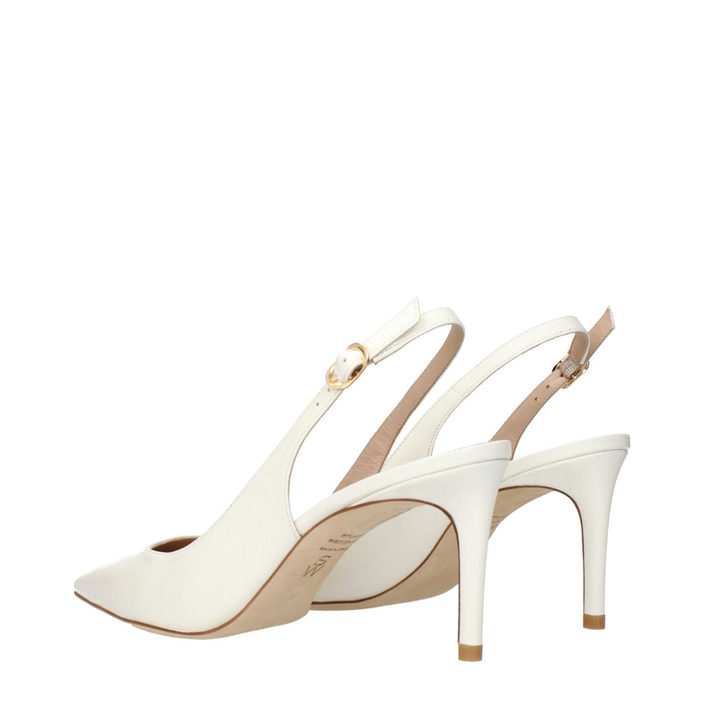 Stuart Weitzman Beige Leather High Heel Pumps