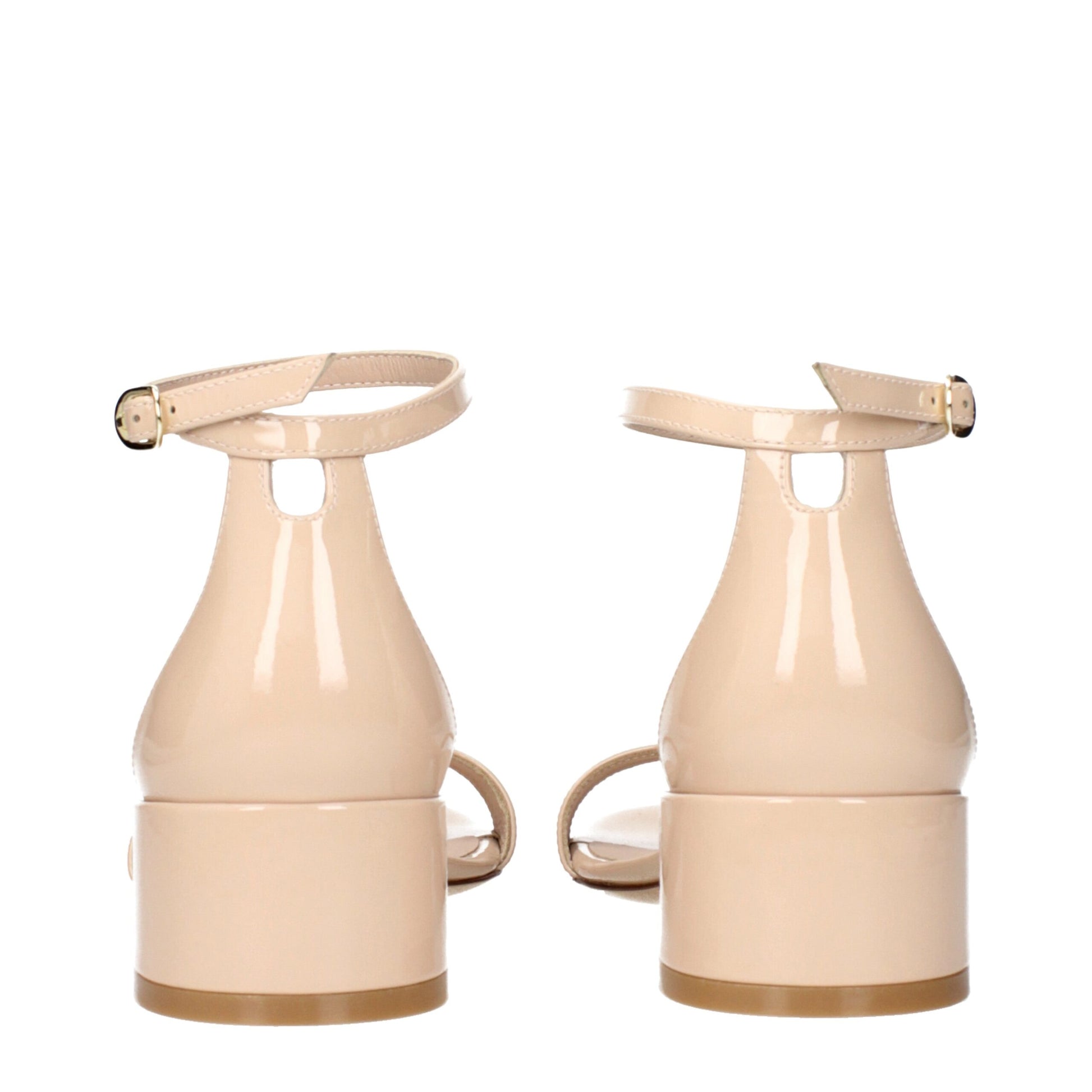 Stuart Weitzman Beige Leather Sandals