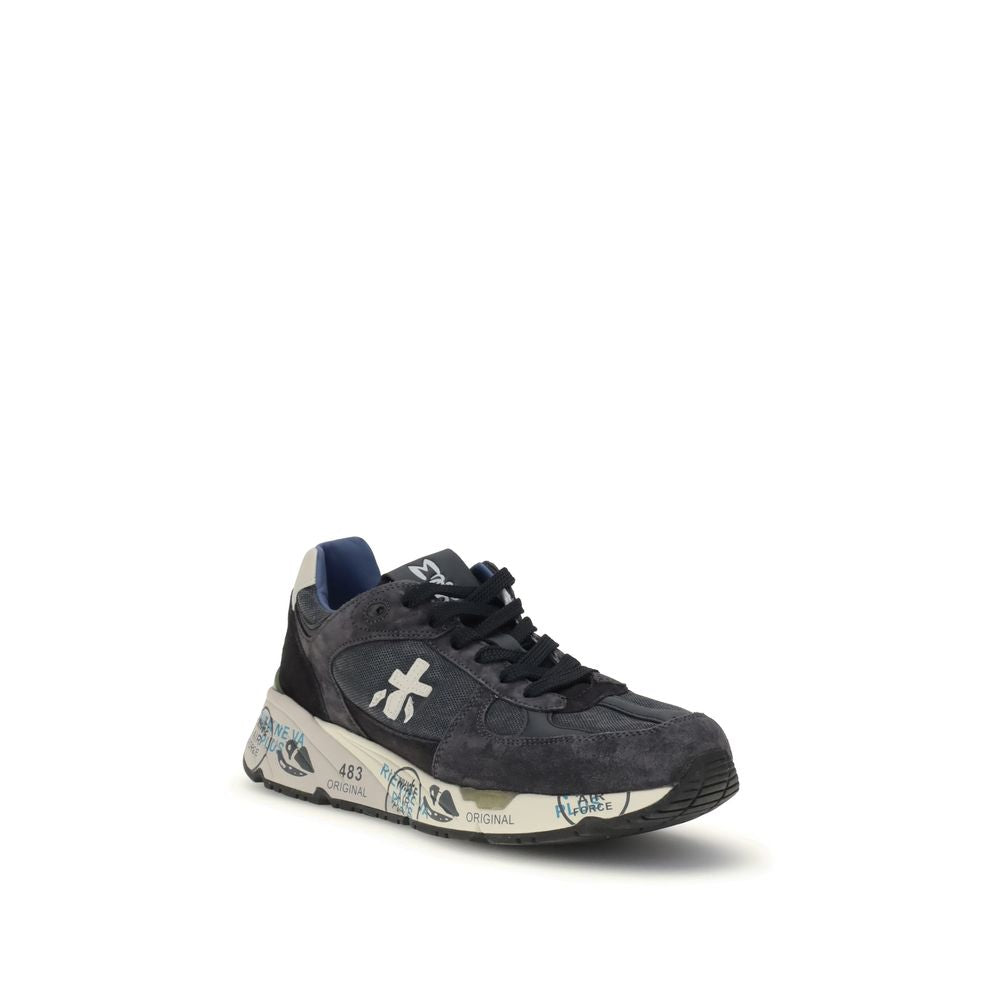 Premiata Blue Rubber Low Top Sneakers