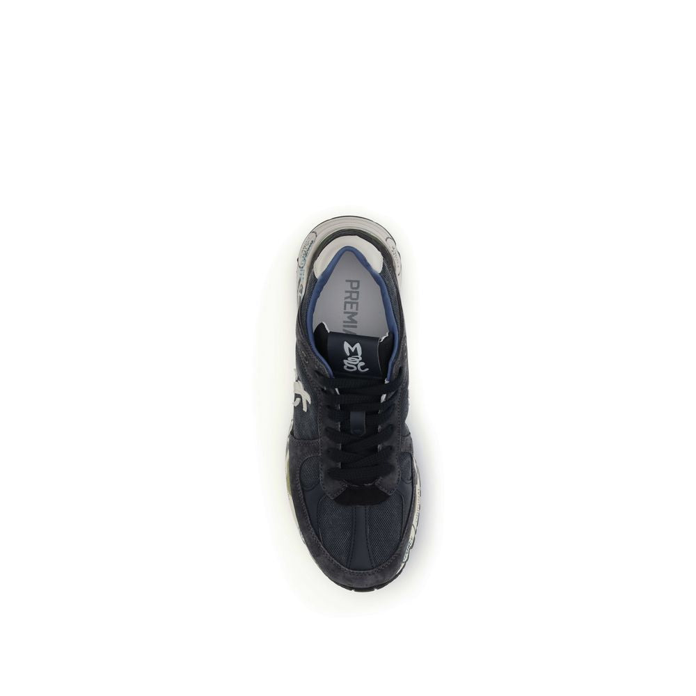 Premiata Blue Rubber Low Top Sneakers