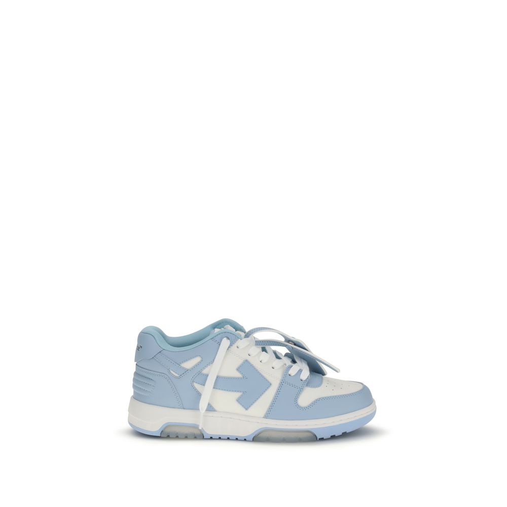 Off-White Light Blue Rubber Athletic Sneakers