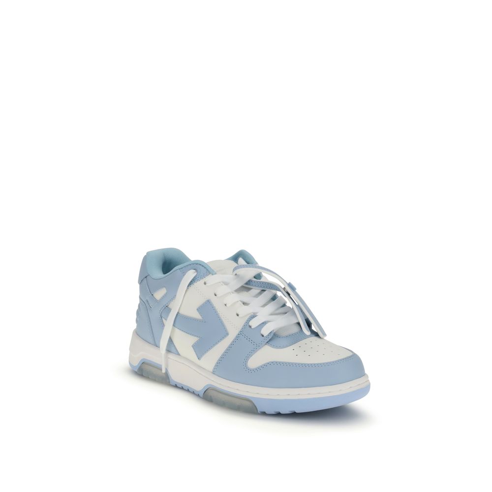 Off-White Light Blue Rubber Athletic Sneakers