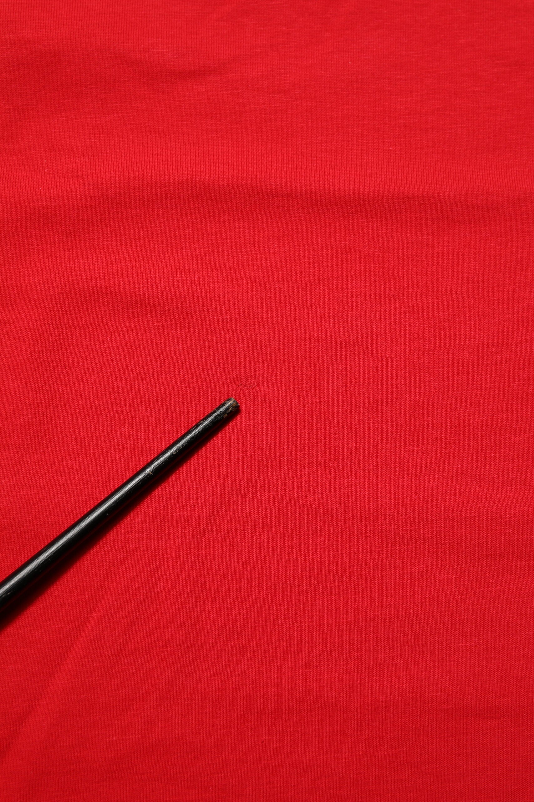 Dolce & Gabbana Red Goodluck 2023 Cotton Crew Neck T-shirt