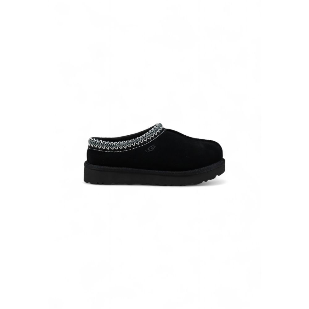 UGG Black Suede Leather Slipper