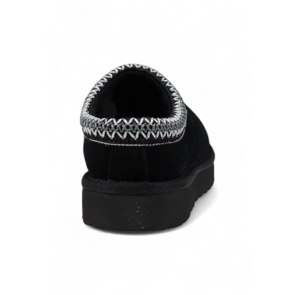 UGG Black Suede Leather Slipper