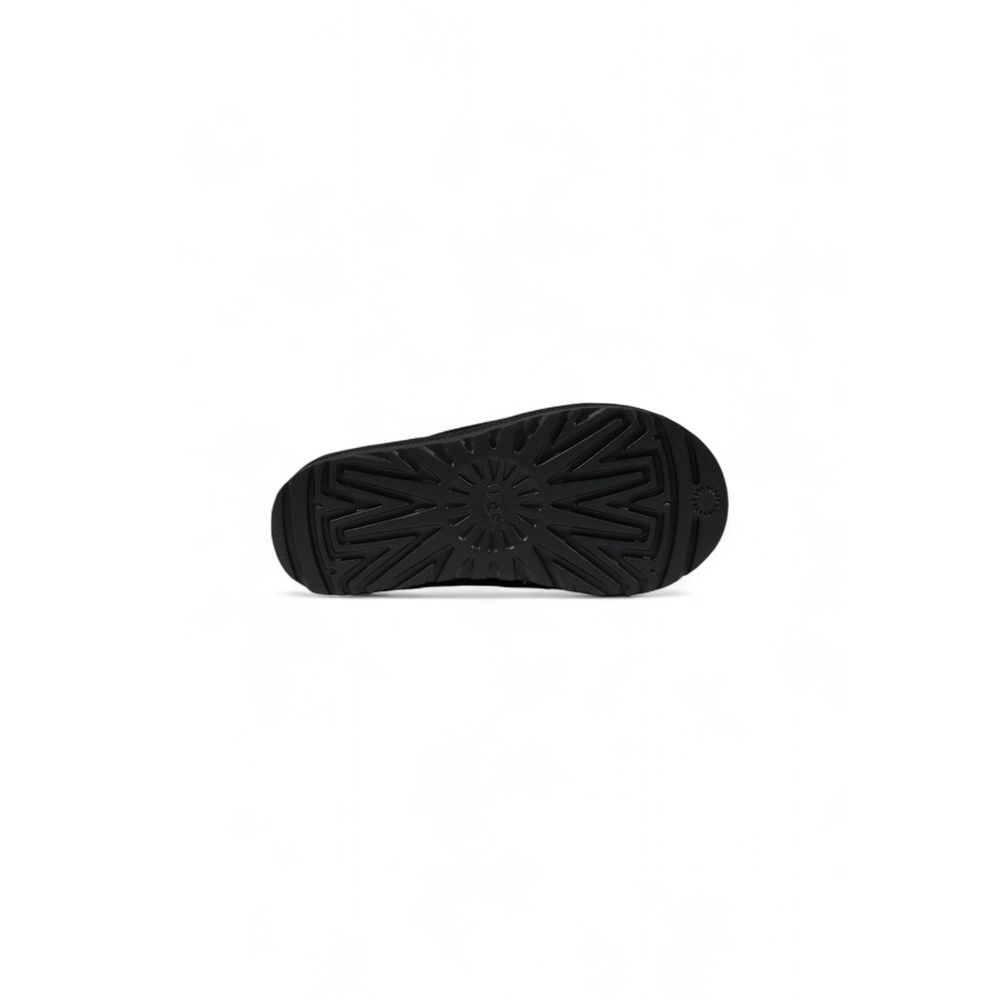 UGG Black Suede Leather Slipper