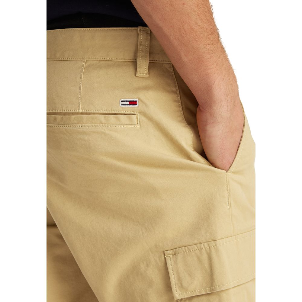 Tommy Hilfiger Jeans Beige Cotton Bermuda