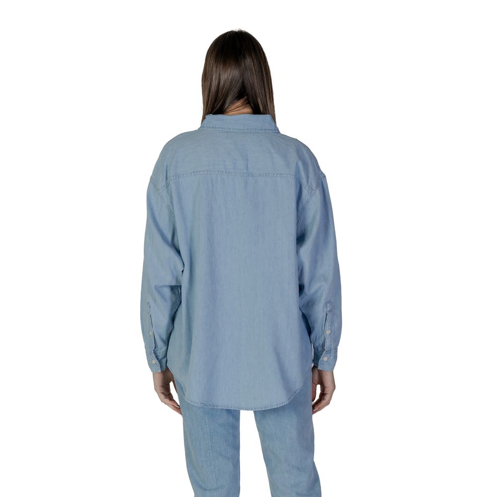 Calvin Klein Jeans Light Blue Cotton Shirt