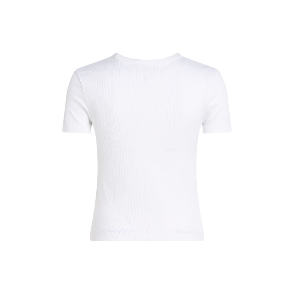 Calvin Klein Jeans White Recycled Cotton T-Shirt