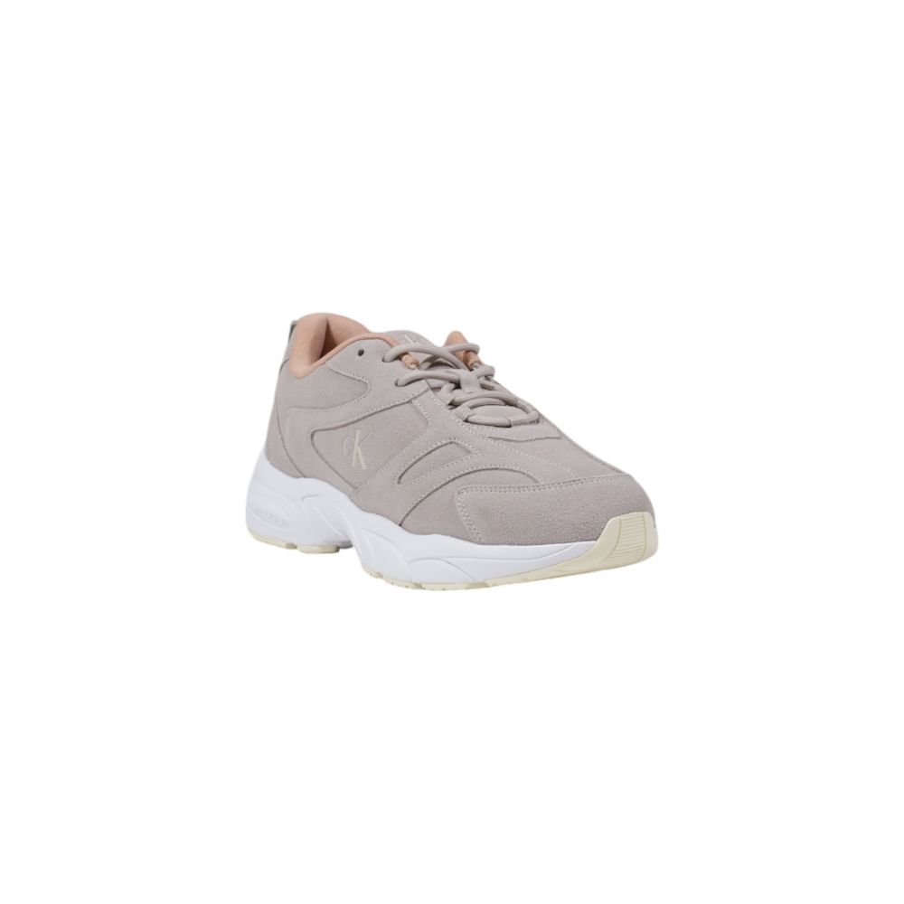 Calvin Klein Jeans Gray Artificial Leather Sneaker