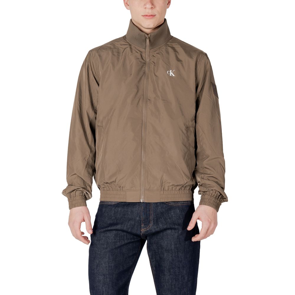Calvin Klein Jeans Green Polyamide Jackets & Coat