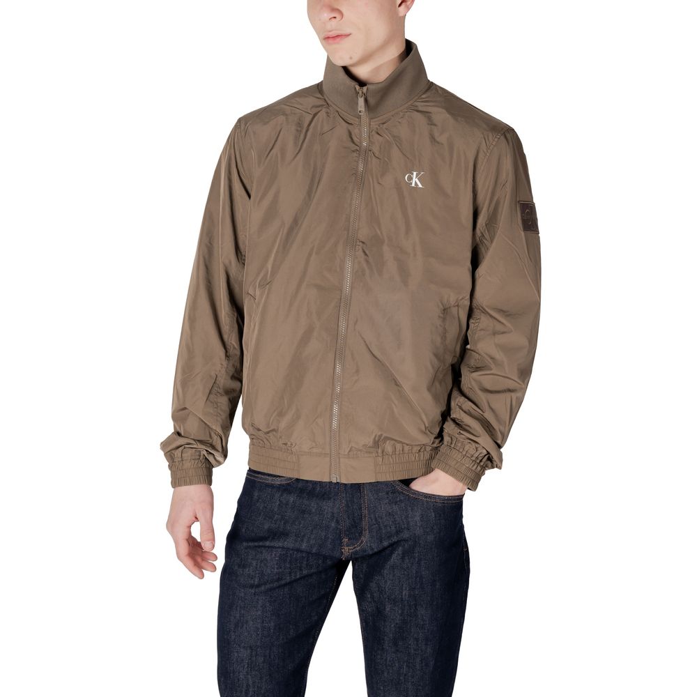 Calvin Klein Jeans Green Polyamide Jackets & Coat