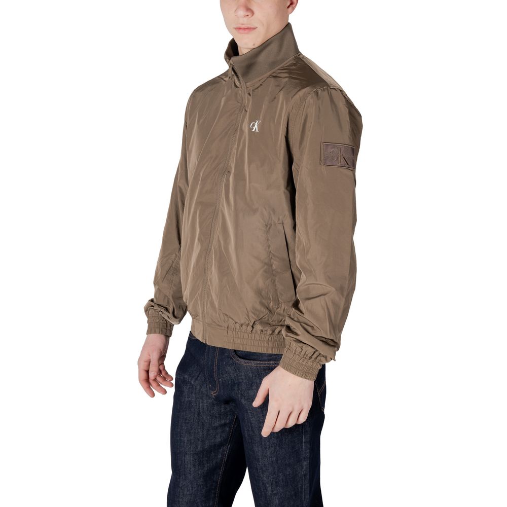 Calvin Klein Jeans Green Polyamide Jackets & Coat