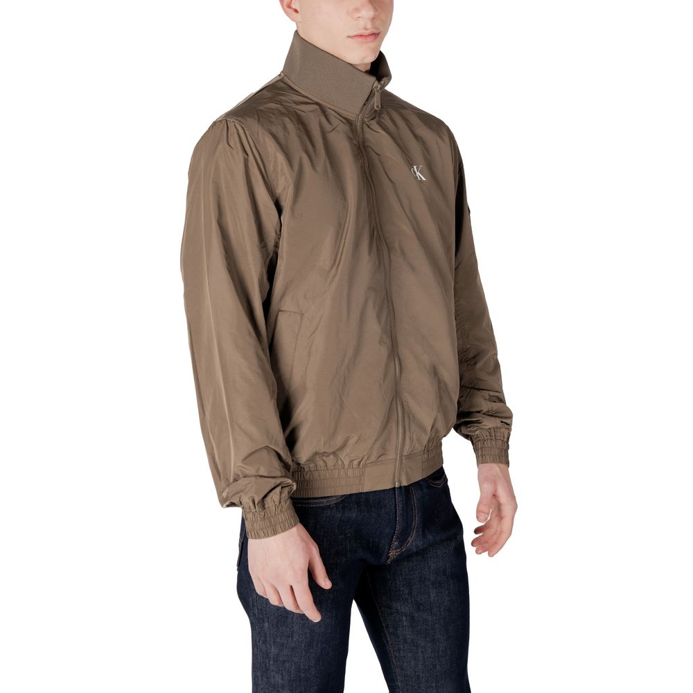 Calvin Klein Jeans Green Polyamide Jackets & Coat