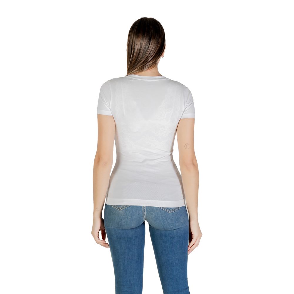 Guess White Cotton T-Shirt