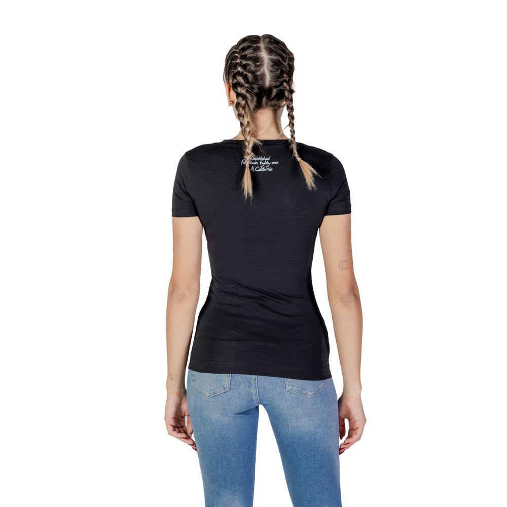 Guess Black Cotton T-Shirt