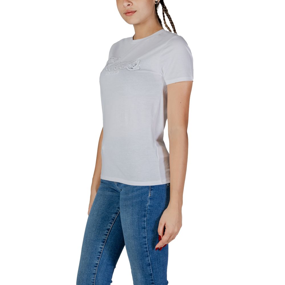 Guess White Cotton T-Shirt