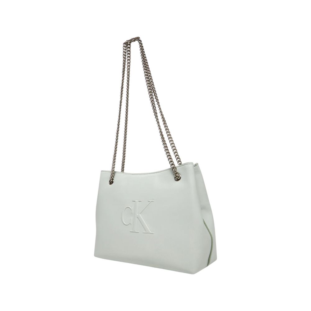 Calvin Klein Jeans Gray Polyethylene Handbag