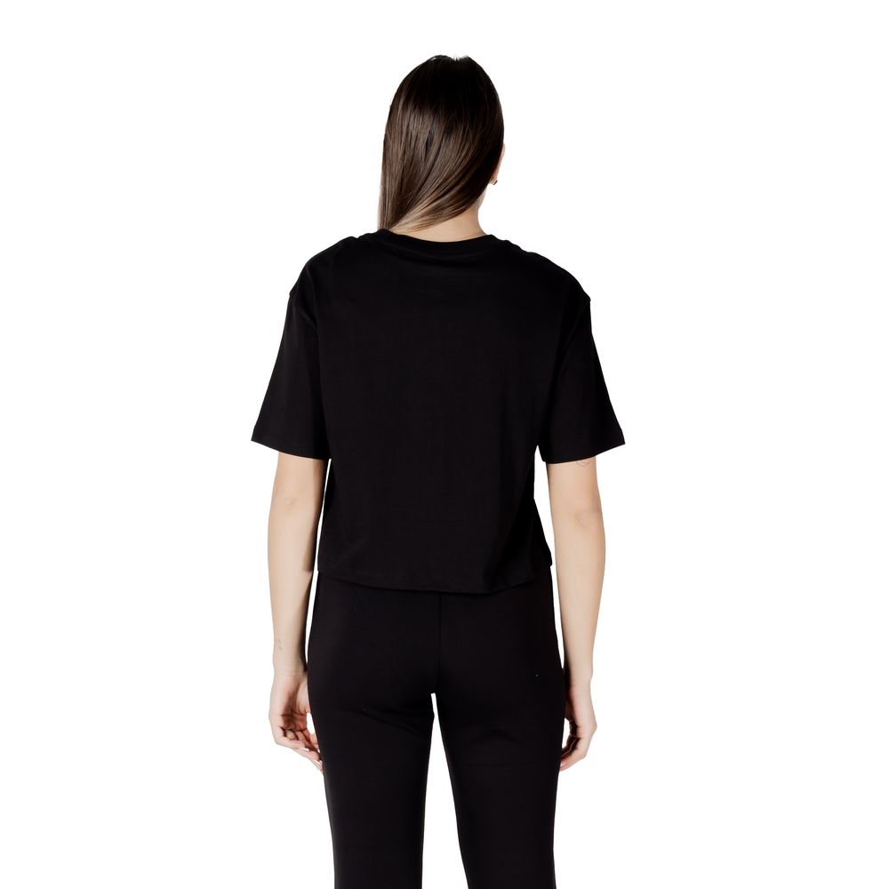 Armani Exchange Black Cotton T-Shirt