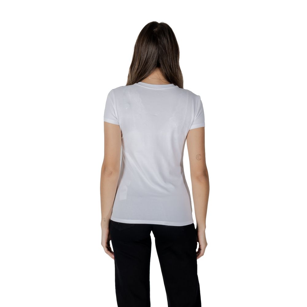 Armani Exchange White Cotton T-Shirt