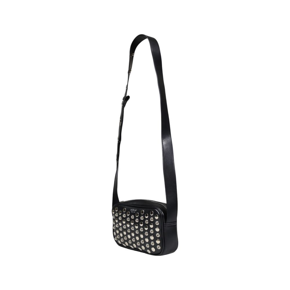 Replay Black Polyester Handbag