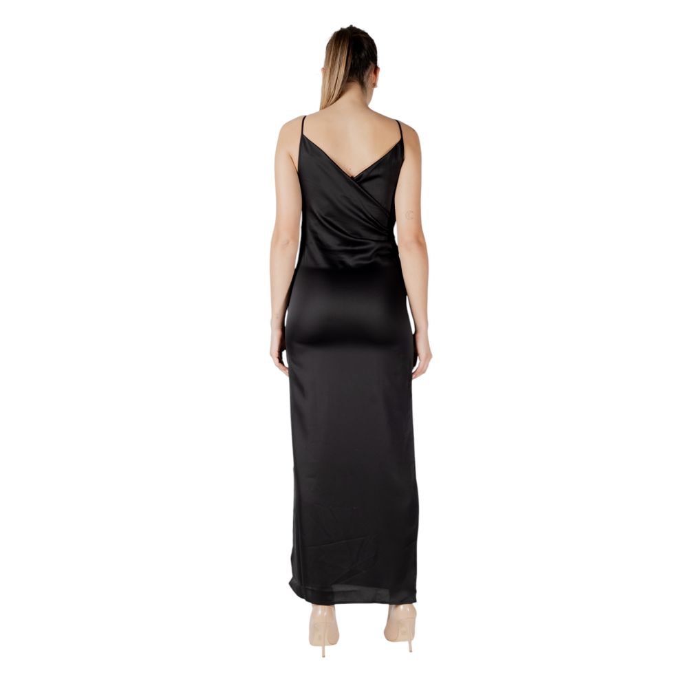 Only Black Recycled Polyester Long