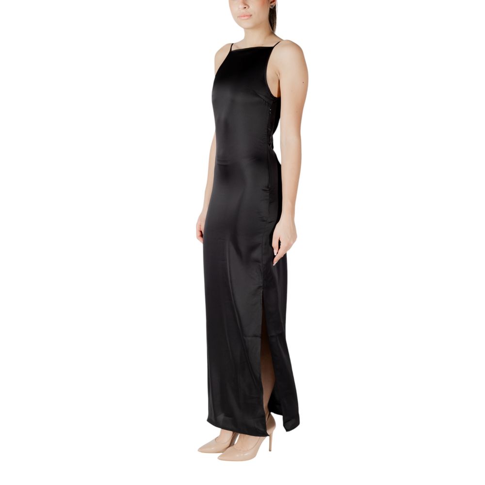 Only Black Recycled Polyester Long