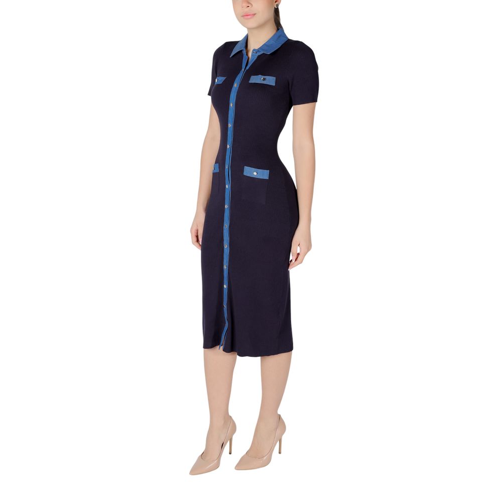 Morgan De Toi Blue Viscose Long