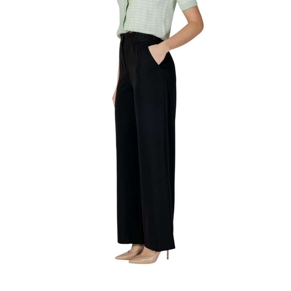 Morgan De Toi Black Polyester Pant