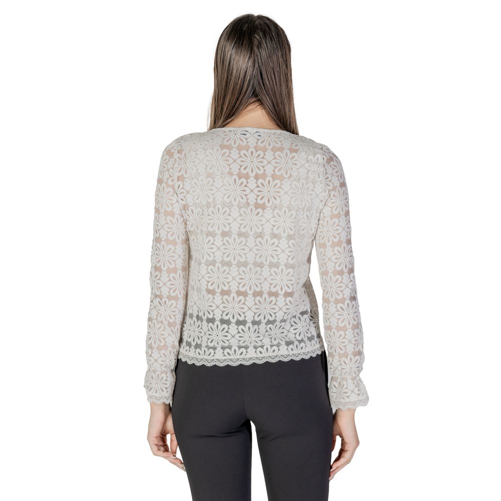 Morgan De Toi Cream Polyamide Long Sleeve