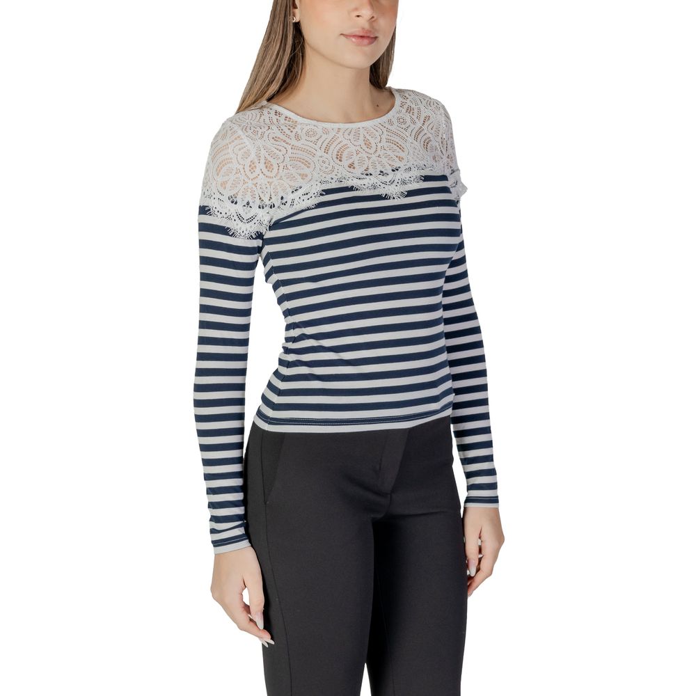 Morgan De Toi White Recycled Polyester Long Sleeve
