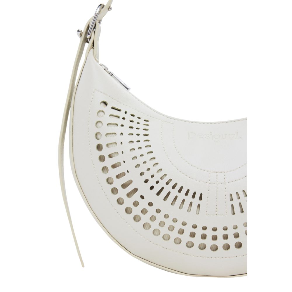Desigual White Polyethylene Handbag