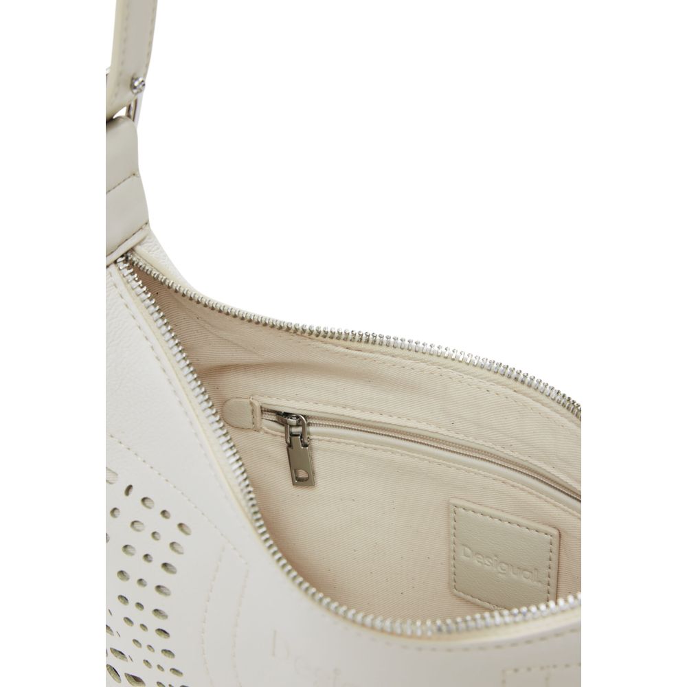 Desigual White Polyethylene Handbag