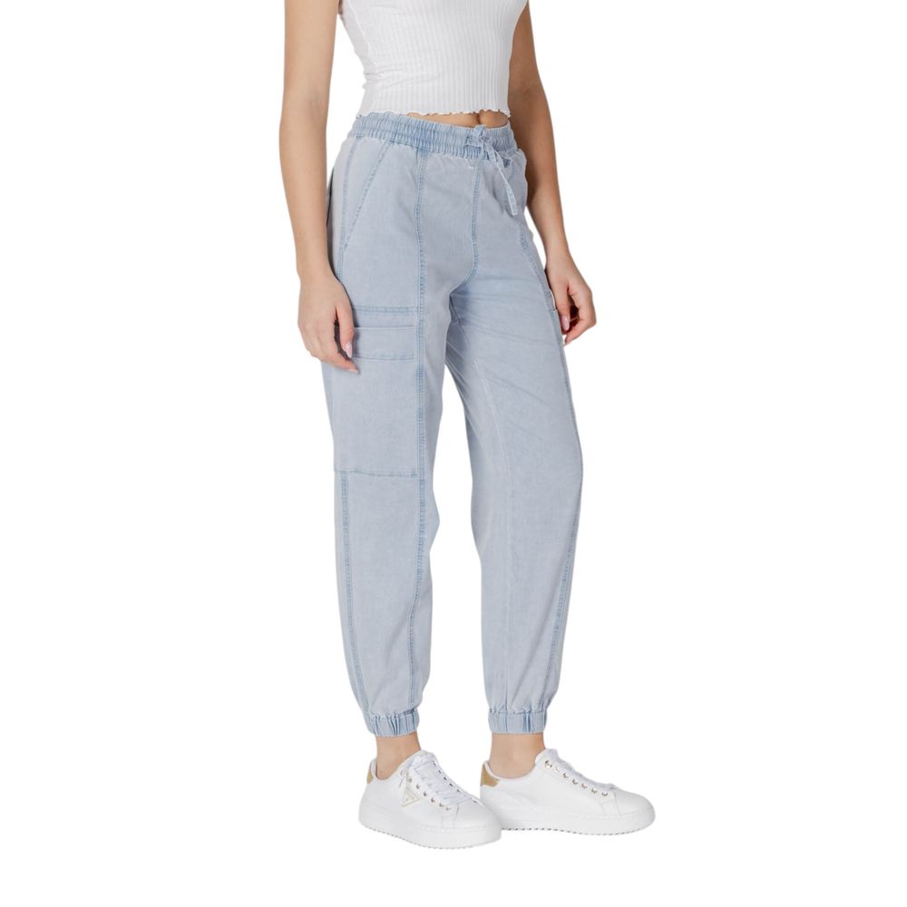 Desigual Light Blue Cotton Boyfriend Jean