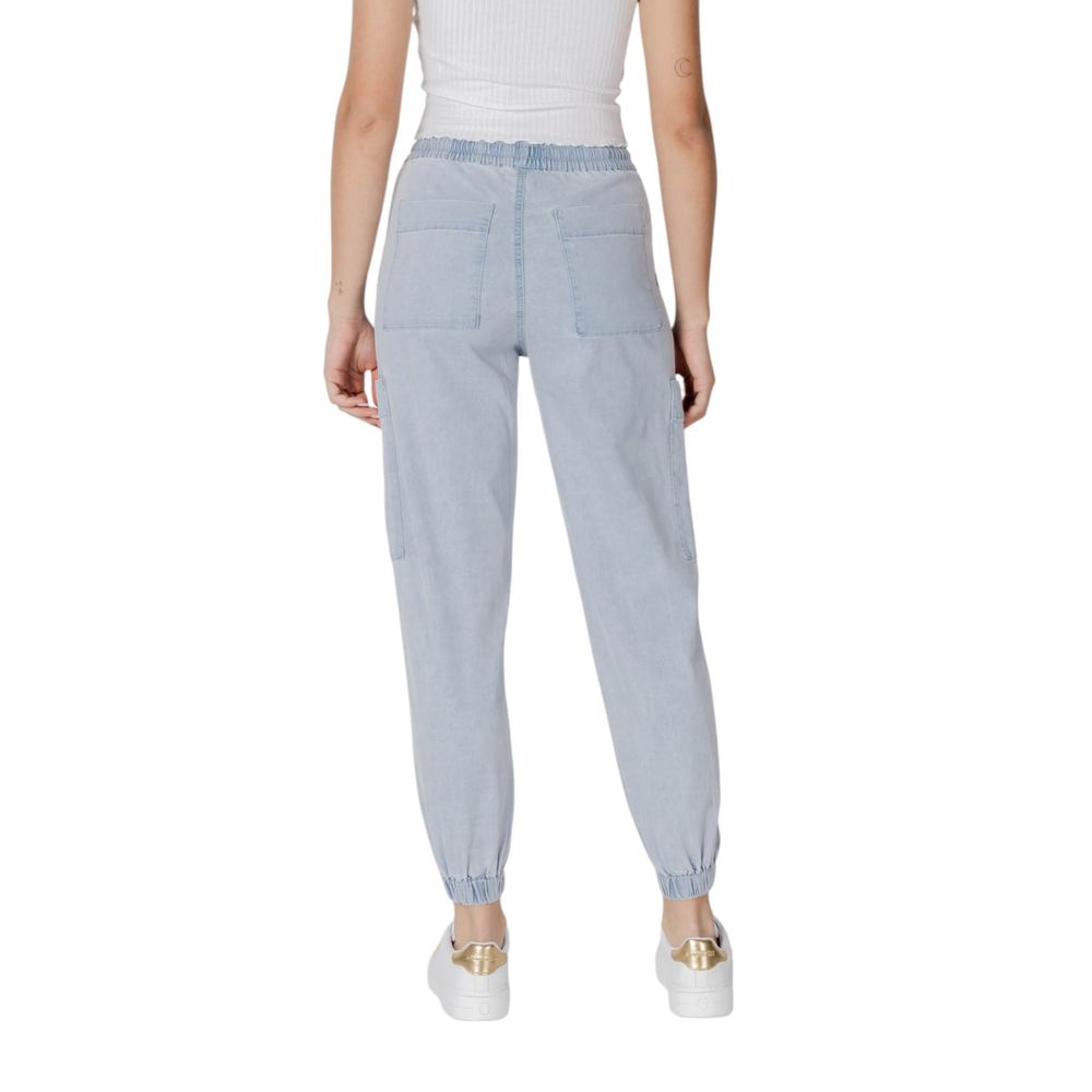 Desigual Light Blue Cotton Boyfriend Jean
