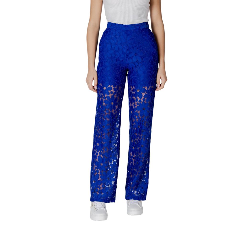 Desigual Blue Polyester Pant