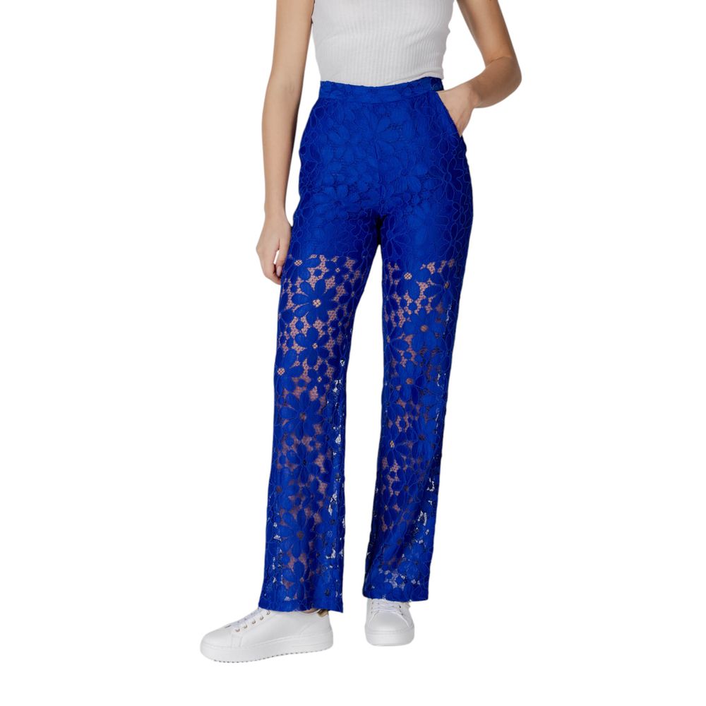 Desigual Blue Polyester Pant