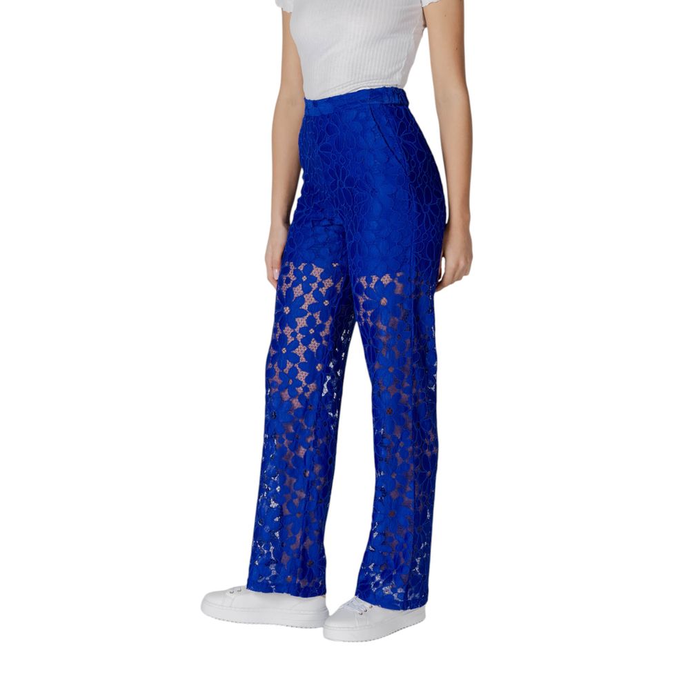 Desigual Blue Polyester Pant