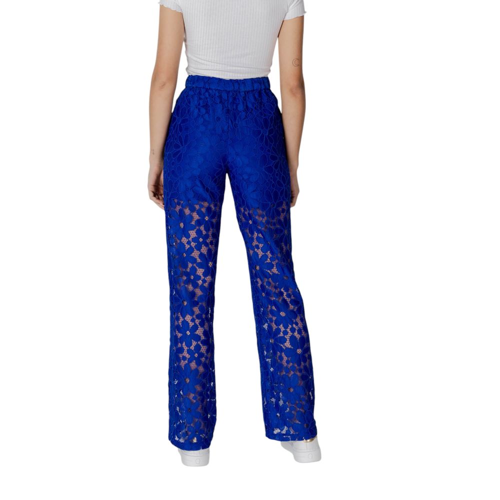 Desigual Blue Polyester Pant
