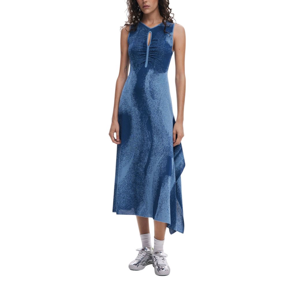 Desigual Blue Viscose Long